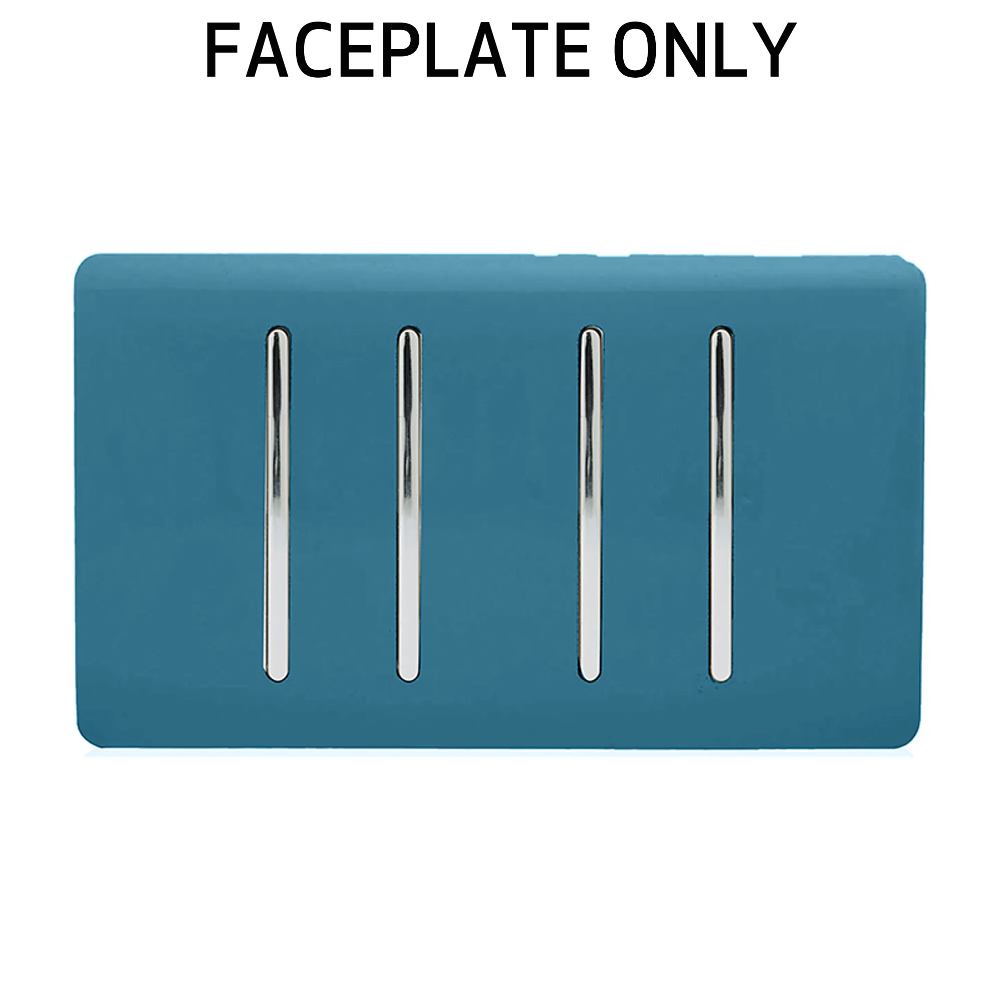 Ocean Blue Spare Plate Wiring Accessories Trendi Decorative Screwless